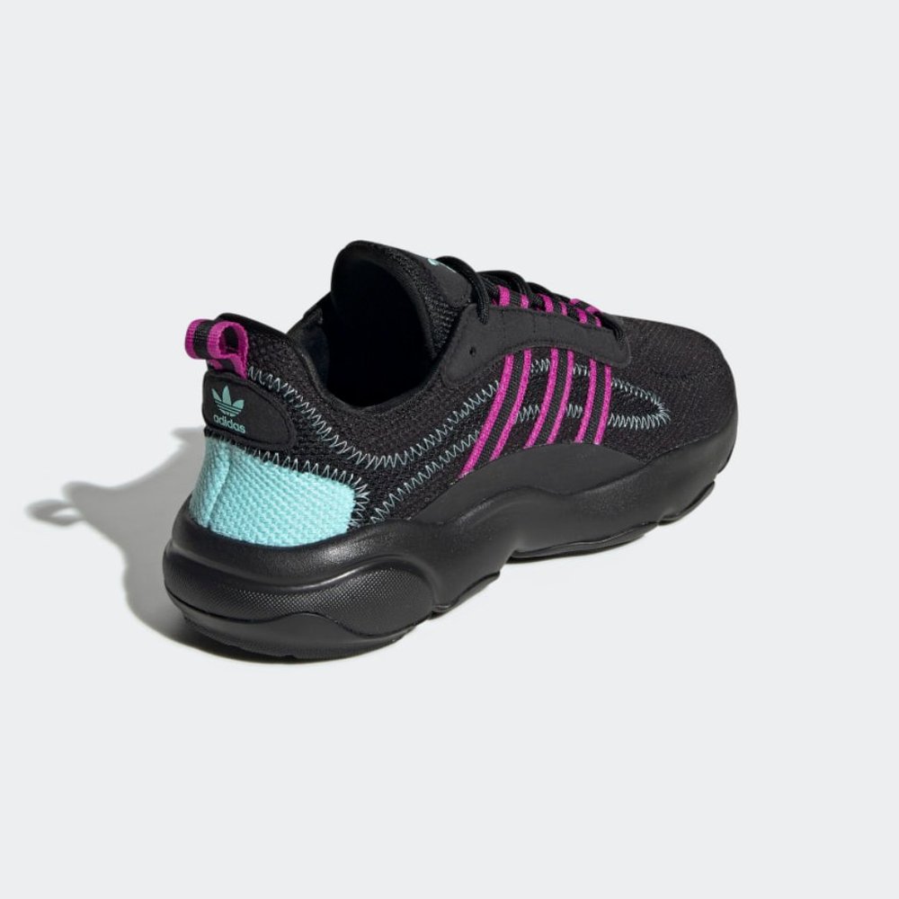Adidas Originals Women's Black Pink HAIWEE Sneakers Size 7.5 us EF4457 - Picture 5 of 6